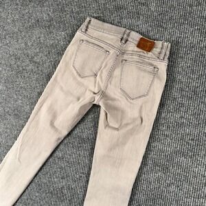 J‎ Crew Toothpick Jeans Womens 26 Gray Denim Skinny Slim Fit Minimalist Casual